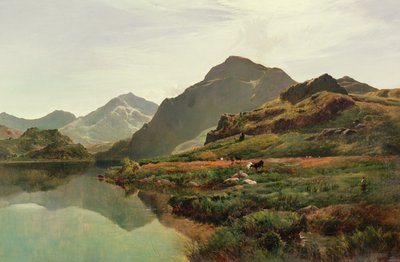 Una scena di lago delle Highlands da Sidney Richard Percy